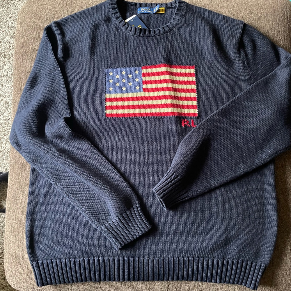 Polo Ralph Lauren The Iconic Flag Sweater XL
